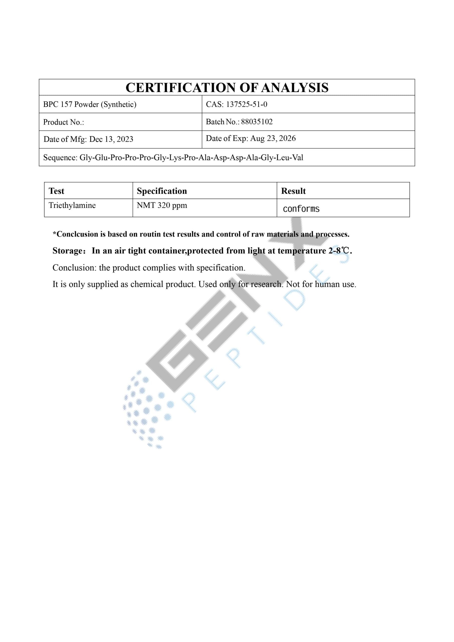 BPC-157 Peptide 5mg - Image 3